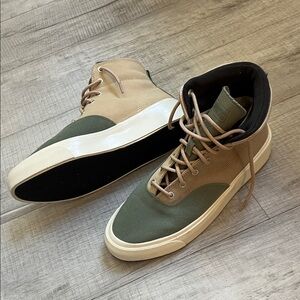 NWOT Converse Men's Skid Grip High 'Safari Oil Green Sz 9